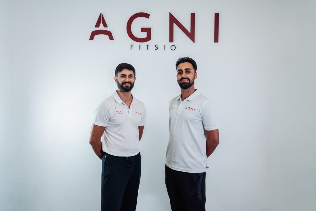 Manish y Raul, fundadores de Agni Fitsio