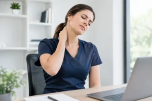 Cómo aliviar el dolor de cuello por teletrabajo