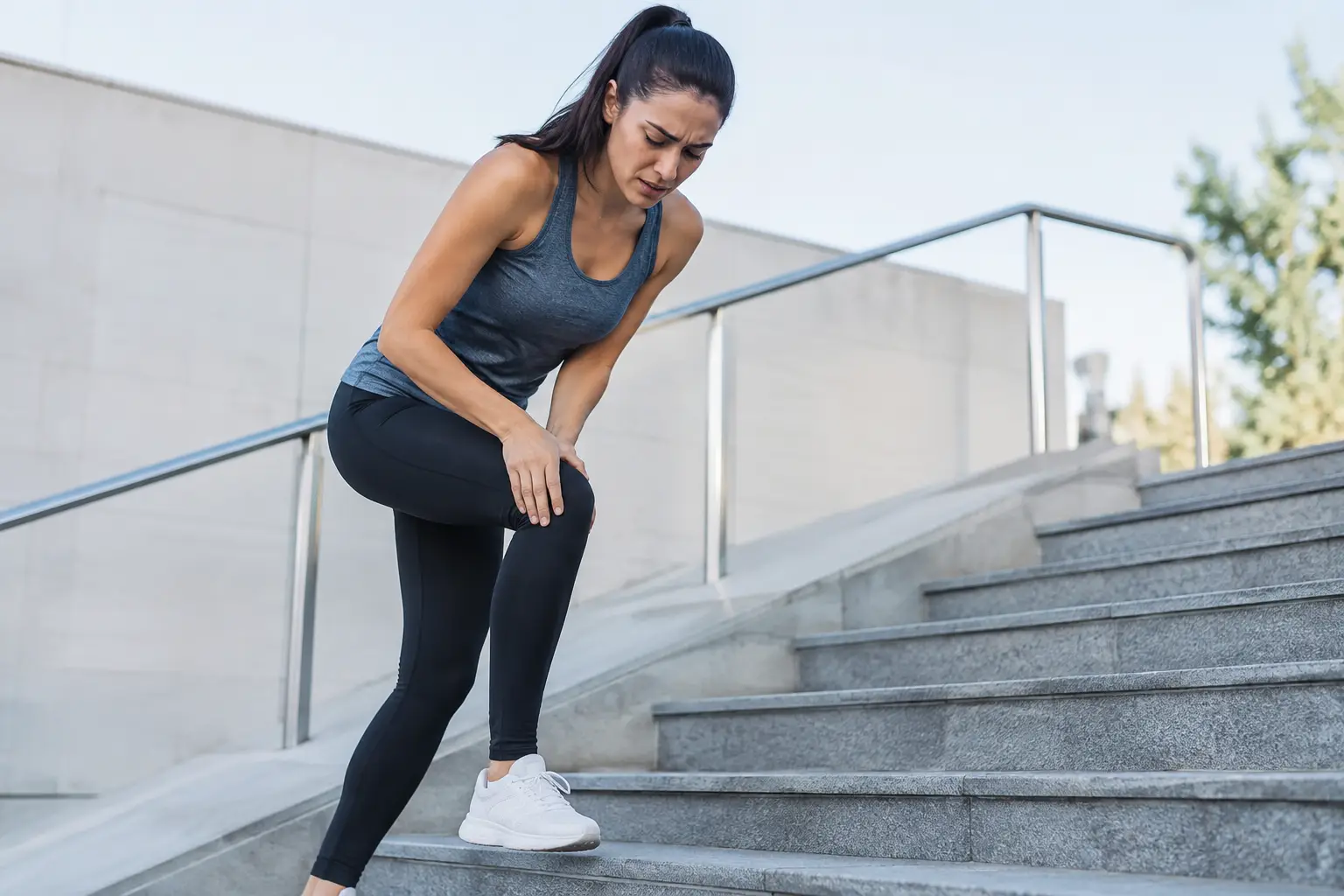 Dolor de rodilla al subir escaleras: qué indica