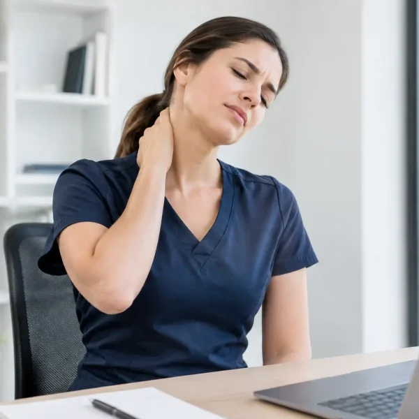 Cómo aliviar el dolor de cuello por teletrabajo