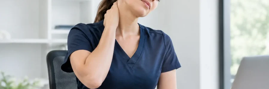Cómo aliviar el dolor de cuello por teletrabajo